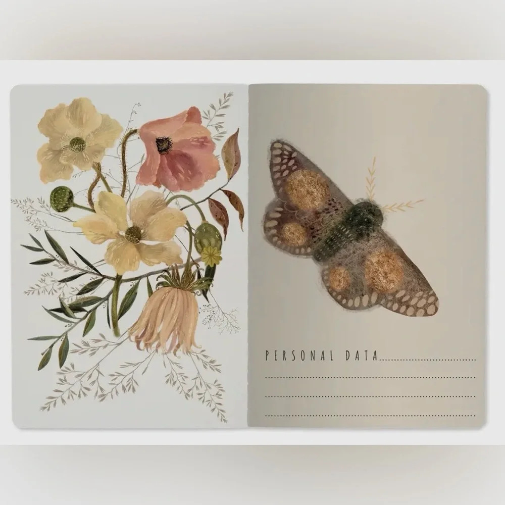 3 for $15 Bruno Visconti Soft Touch Soft Petals Floral Notebook Journal A5 NEW